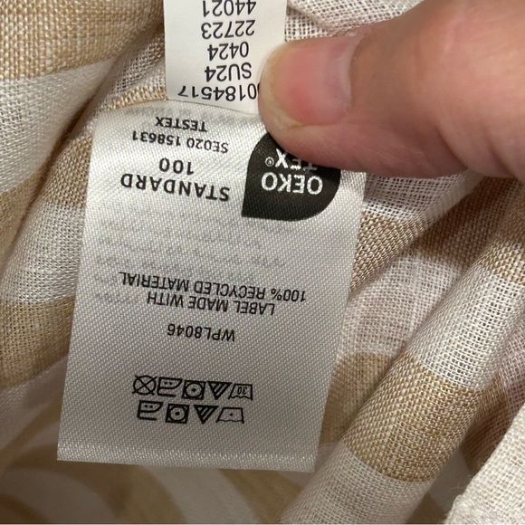 Club Room Luxury 100% Linen Men’s Button Down Shirt Size XL NEW WITH TAGS - Picture 8 of 8